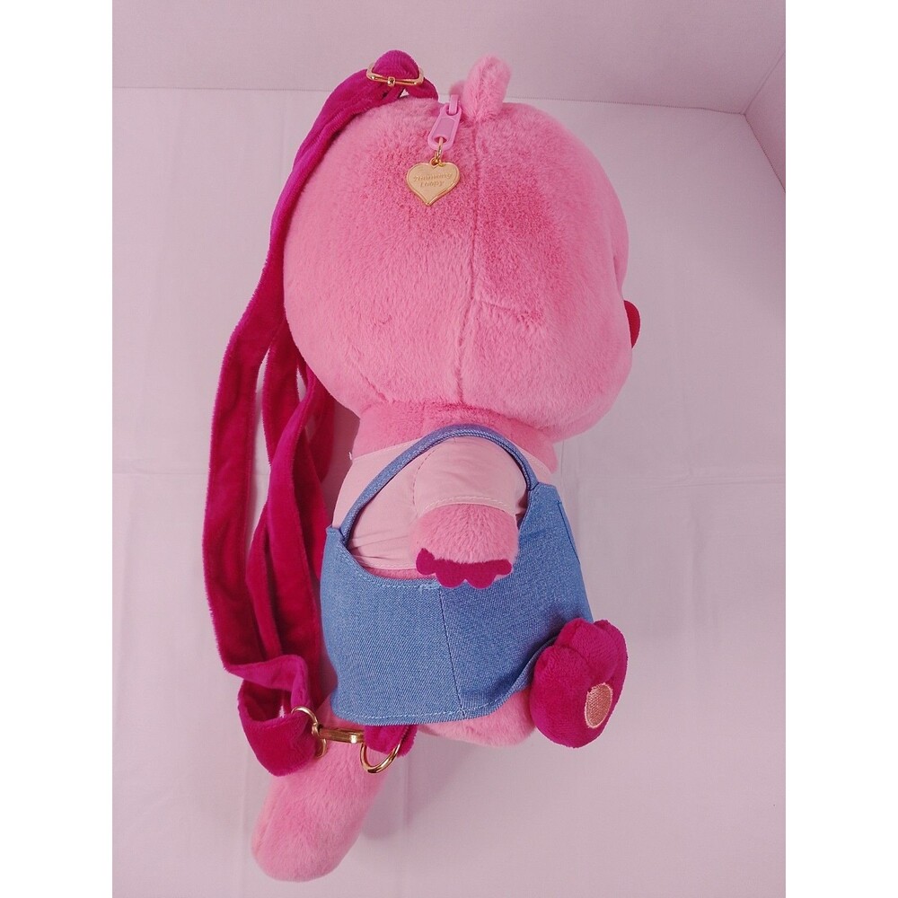 MINISO Zanmang Loopy Plush Backpack 12” Pink Beaver Pororo Kids School Bag Toy - Picture 9 of 13
